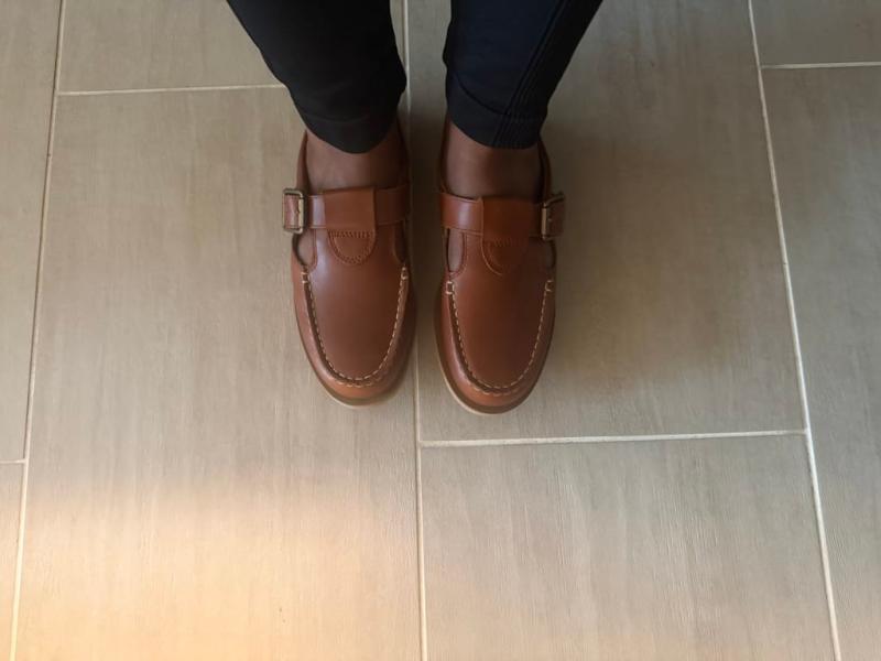 Customer photo for "Comfortable shoes"