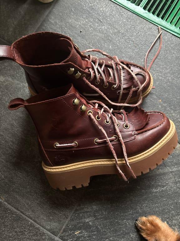 Customer photo for "So comfy so many compliments-my fav boots ever"