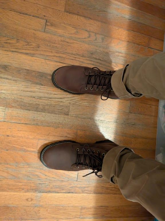 Customer photo for "I love these boots right out of the box!"