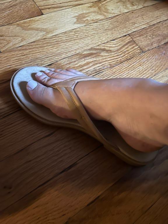 Customer photo for "Comfortable Thong Sandals"