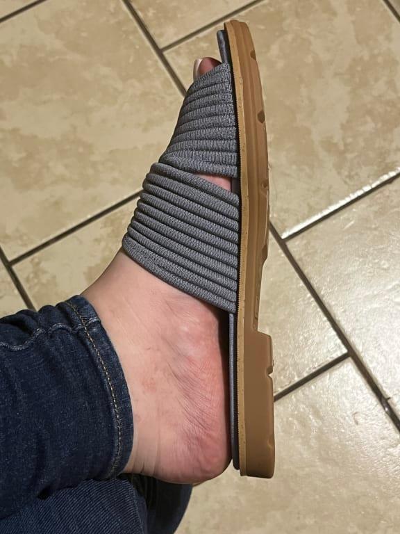 Customer photo for "Elegant and stylish, but straps need more flexibility."
