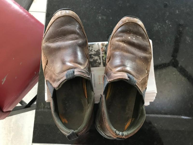 Customer photo for "I love these shoes"