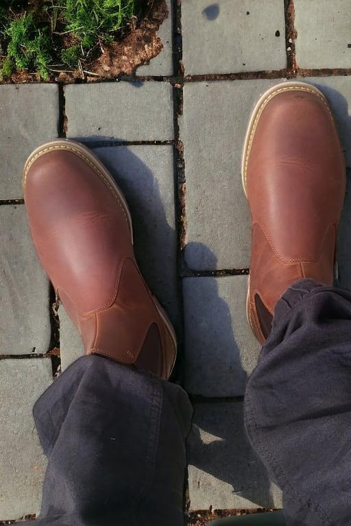 Customer photo for "Stylish Comfort with a Durable Edge"