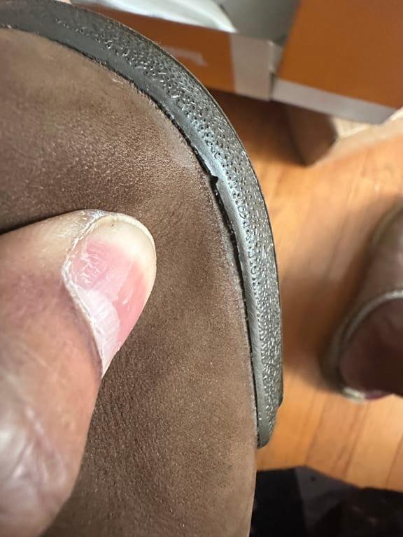 Customer photo for "I will no longer buy timberland"