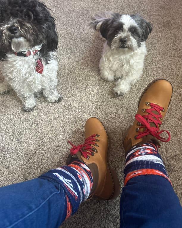 Customer photo for "New Boots for Mom"