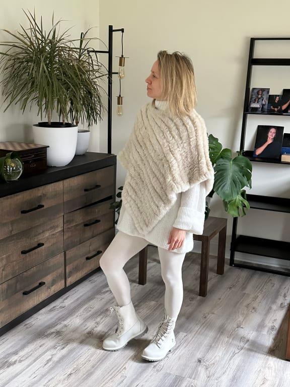 Customer photo for "White boots are just gorgeous"