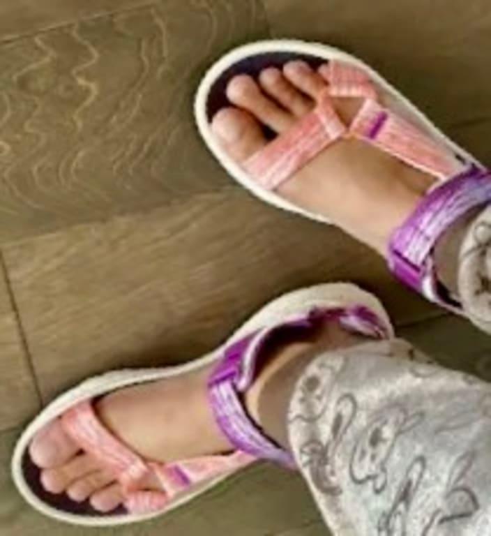 Customer photo for "Comfy & Stylish Must-Have: My Go-To Sandals for Every Outfit"