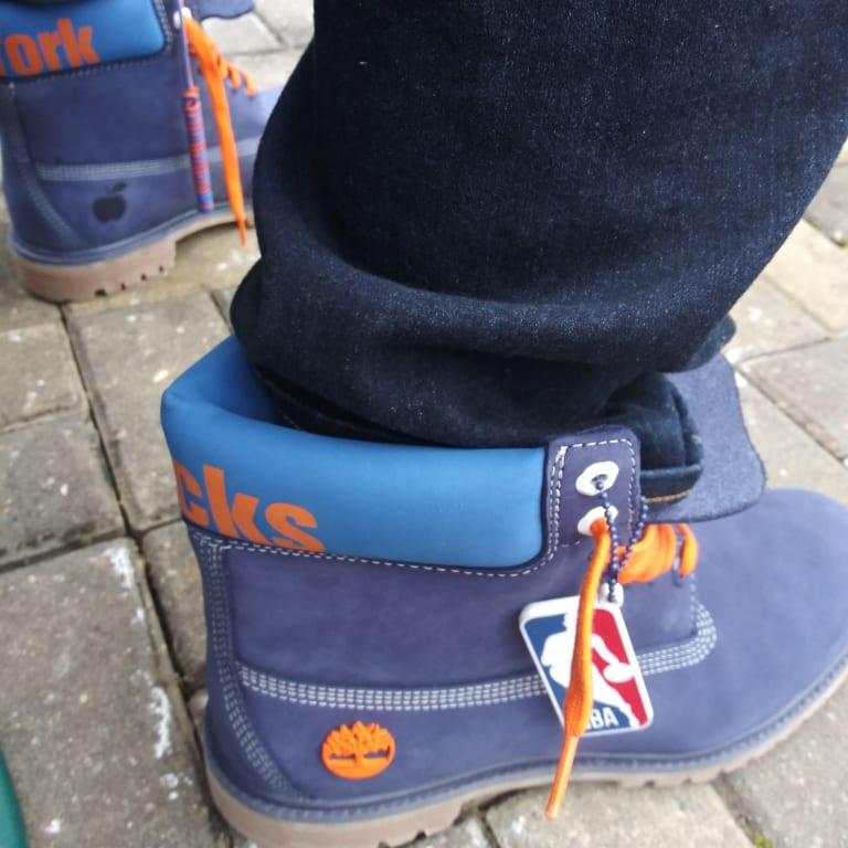 new york knicks timberland boots