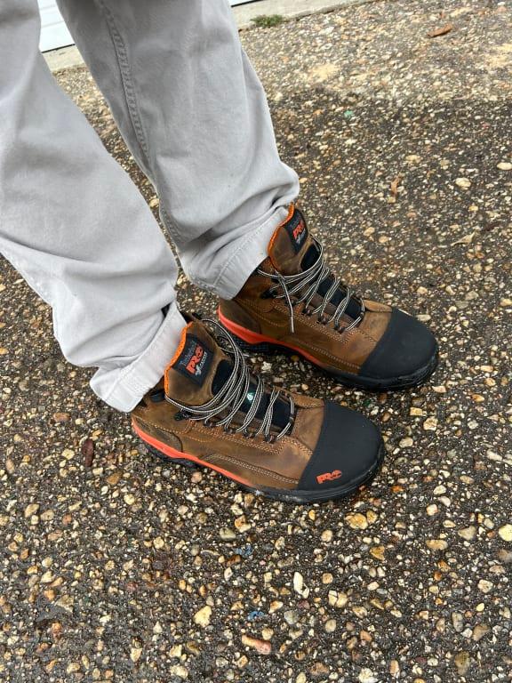 Timberland PRO Men's Boshog Composite Toe Waterproof Work Boots, 6 in ...