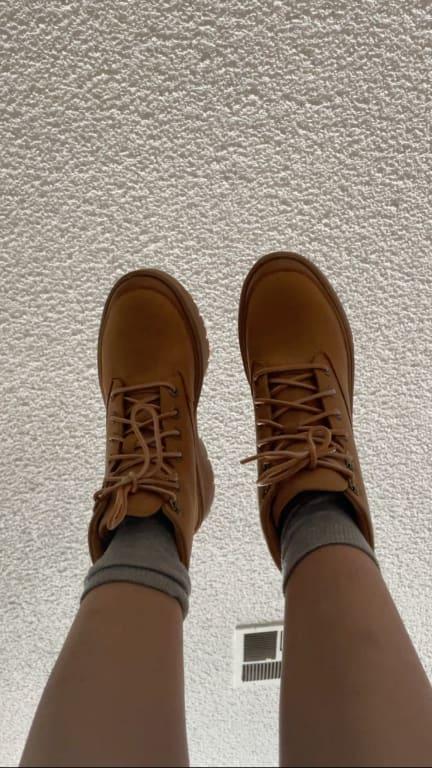 Timberland Roxie Lane Leather Lug Lace-Up Boots - QVC.com