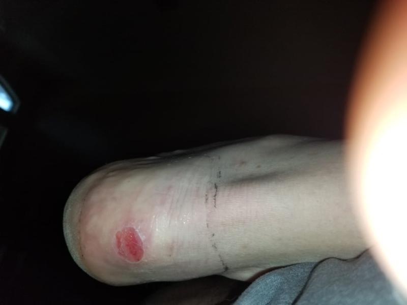 Photo submitted with review of product