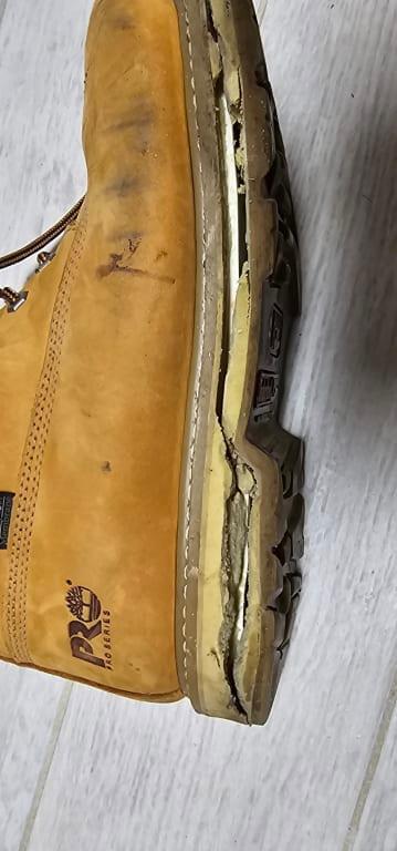 Timberland boots online sole falling off