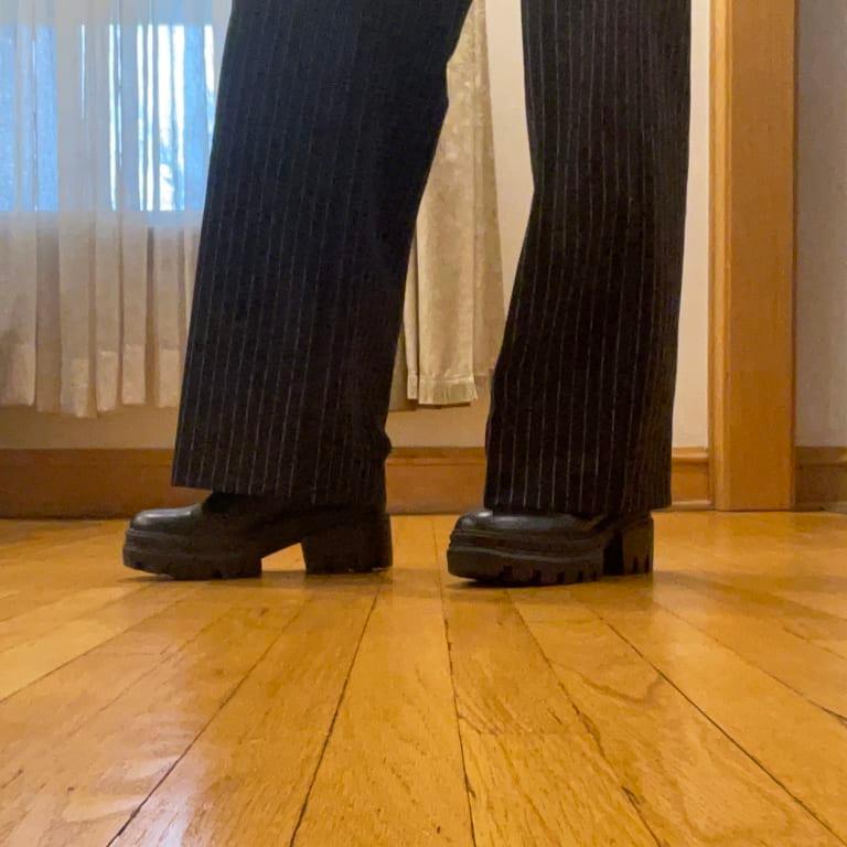 Tall full length pants with the boots