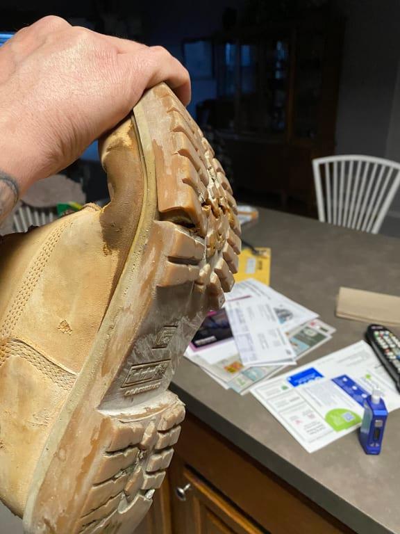 Photo submitted with review of product