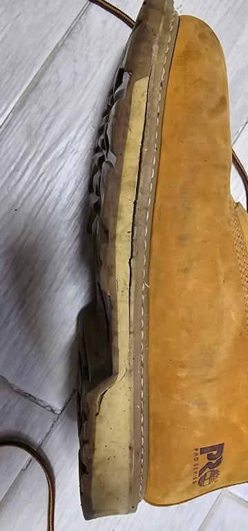 Timberland boots cheap sole falling off