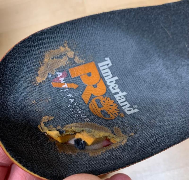 Photo submitted with review of product