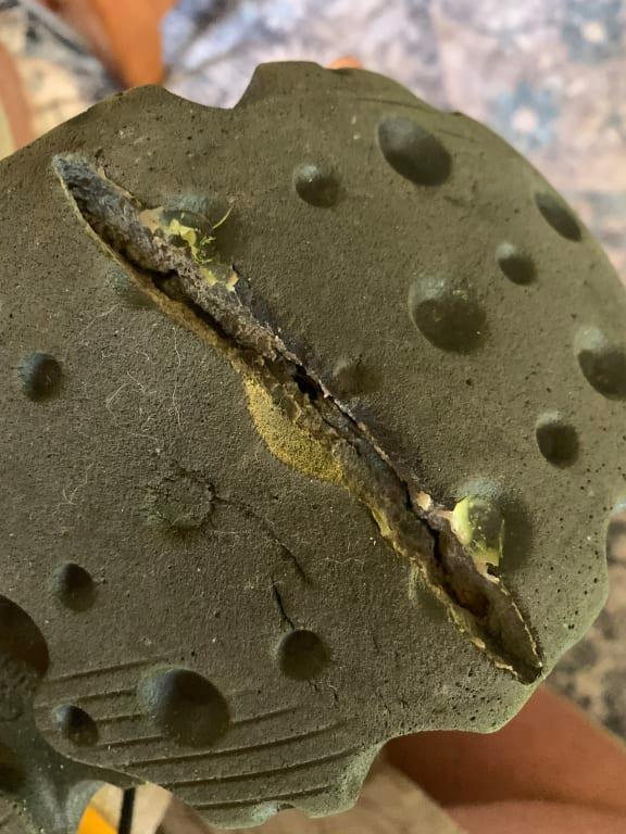 Photo submitted with review of product