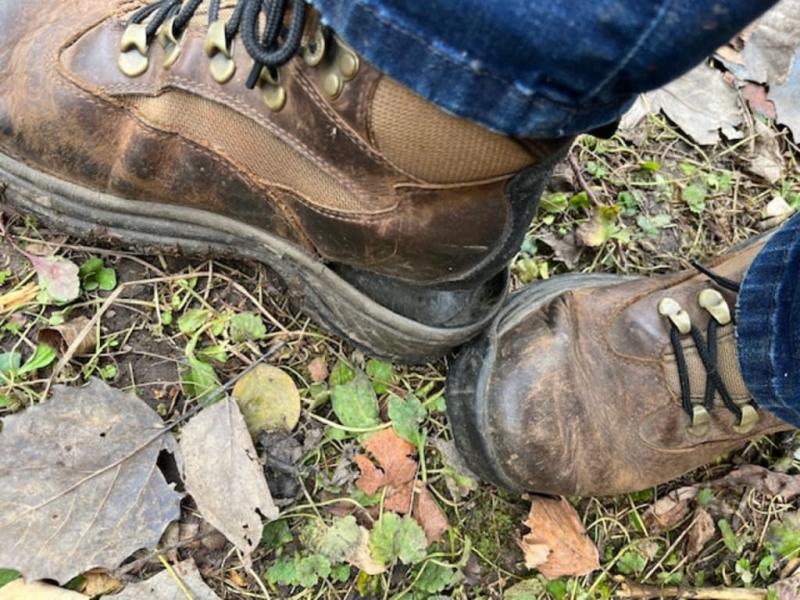 After 24 years, the sole is separating from the boot! :-(