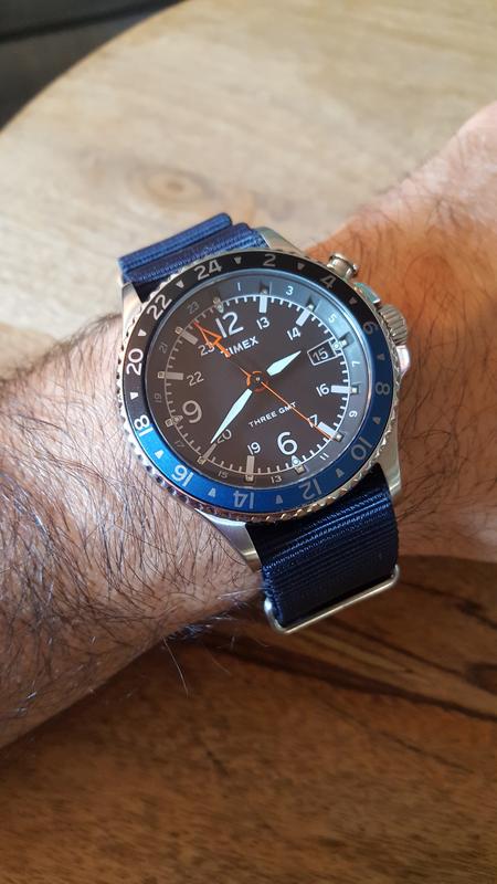 timex three gmt