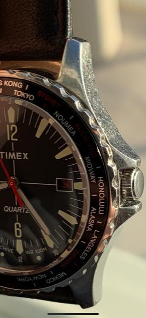 timex world time watch