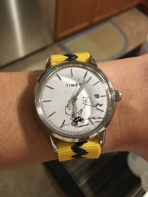 snoopy marlin timex