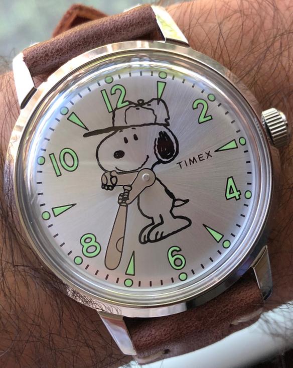 timex welton snoopy