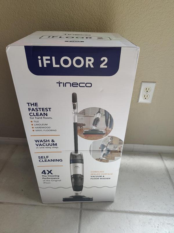 Tineco iFloor 2 Plus Cordless Wet/Dry Vacuum Cleaner and Hard Floor Washer  with Accessory Pack White and Gray FW010800US - The Home Depot