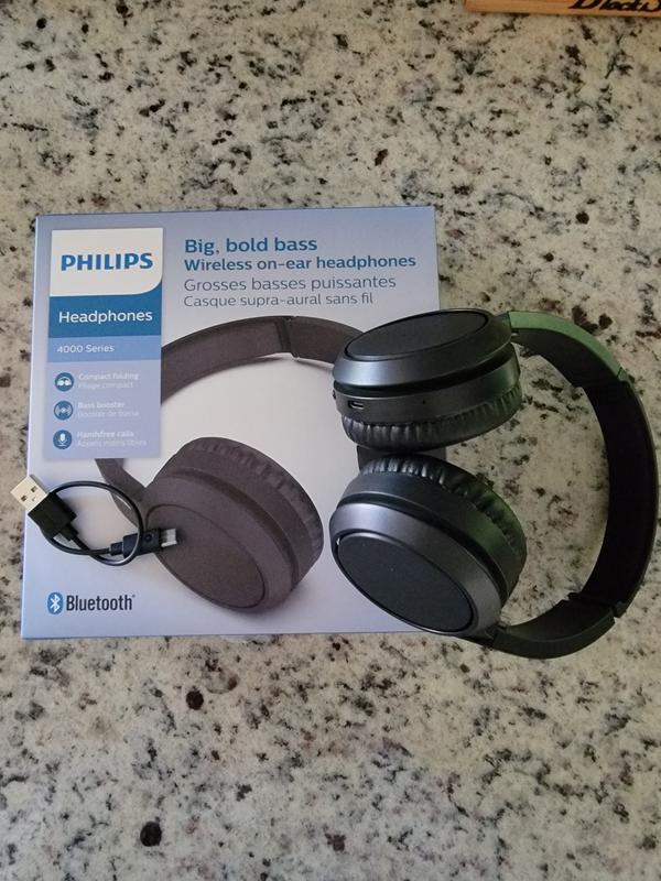 Philips H5205 Over-Ear Wireless Headphones with 40mm Drivers