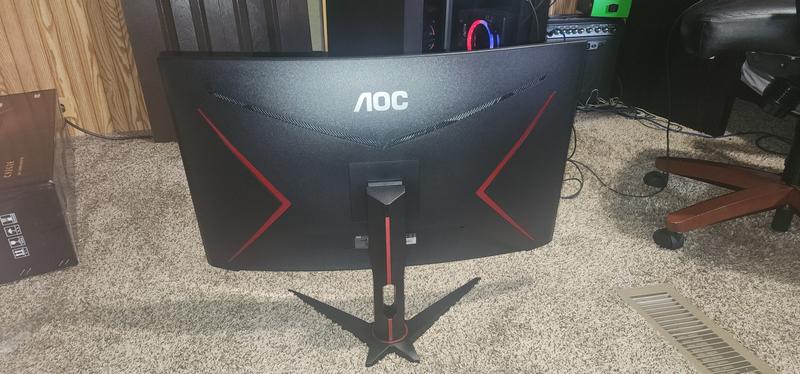 AOC 30 Widescreen LCD LED Curved Gaming Monitor FreeSync CQ30G3E - Office  Depot