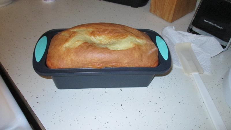 My beautiful new cake in my Loaf Pan