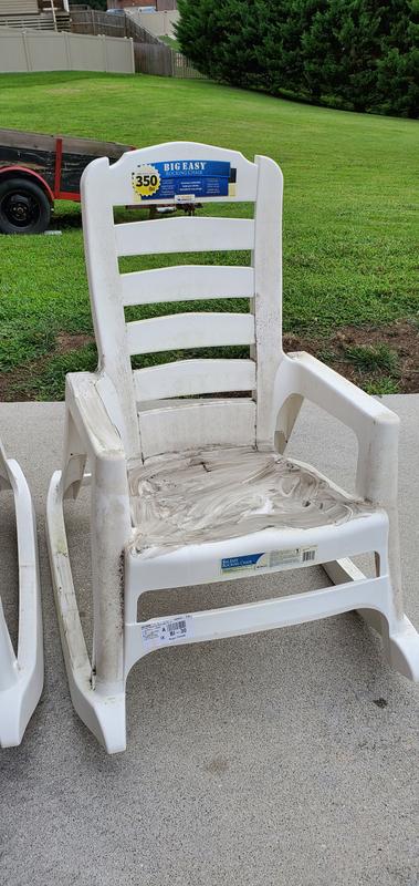 Adams plastic rocking discount chair