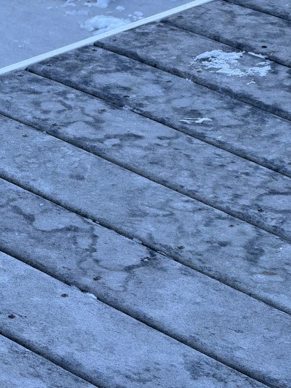 Dark stains tried to clean it off with everything no luck