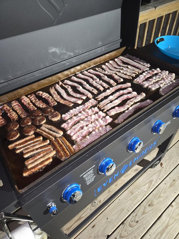 Getting it seasoned.