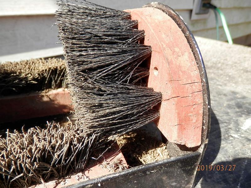 Missing bristles