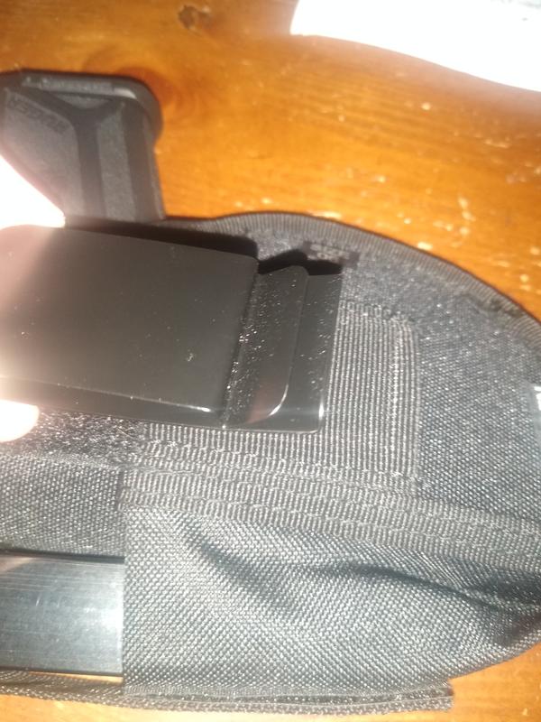 It'd be nice if the clip was actually connected to the holster so it stays on your belt.