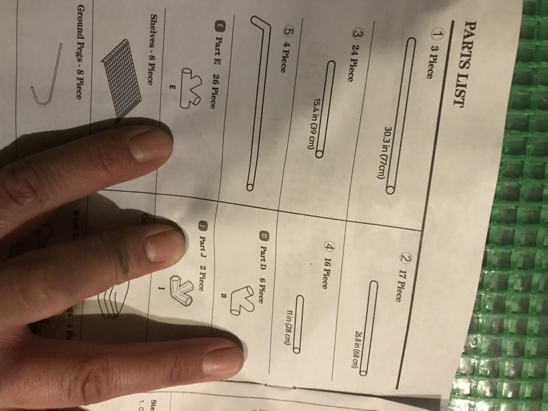 3 finger points are the missing parts for my order