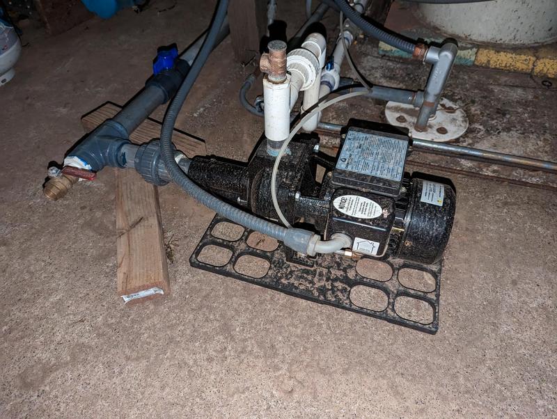 CountryLine Jet/booster pump installed