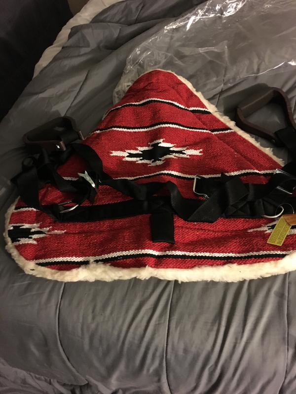 The top of the pad spread out