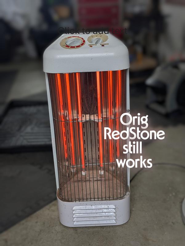 Plastic RedStone Heater and orig Buildt Metal RedStone Heater