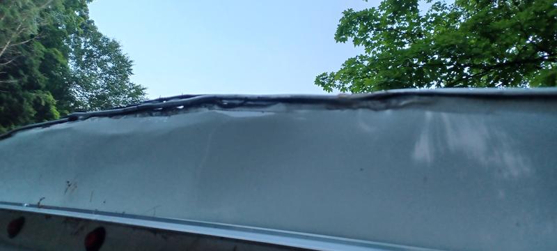 The damage that was on this trailer when it was sold to me