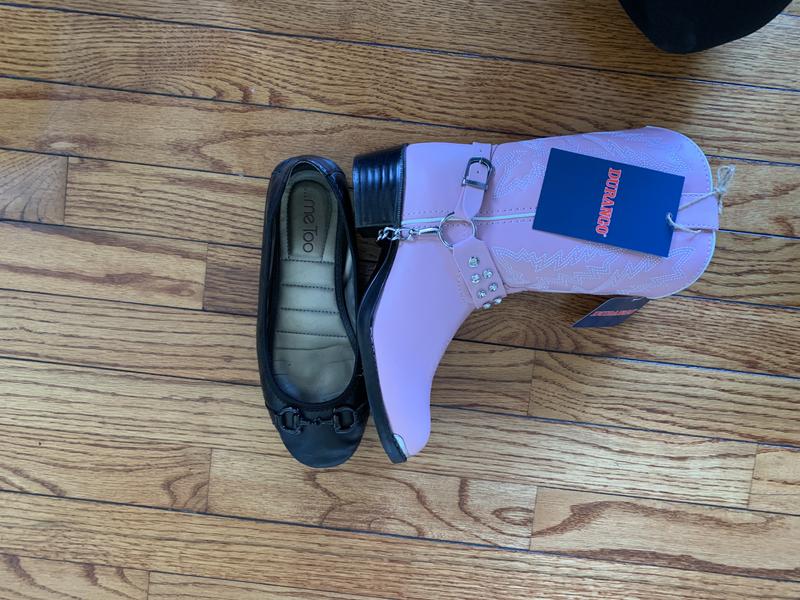 Women's 6.5 shoe vs. Girl's size 3 boot