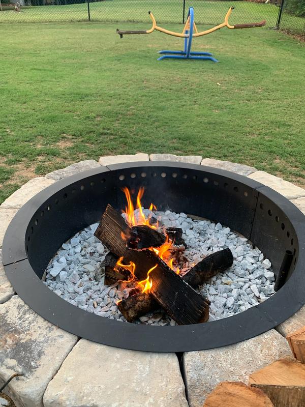 Smoke less fire pit