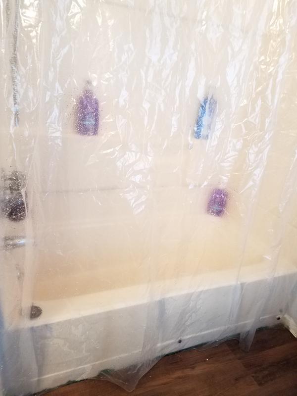 It's see through!! And clear!!