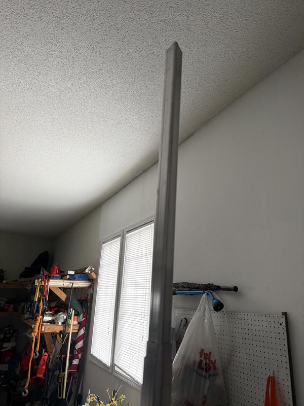 My son had to use a black silicone to hold it together.