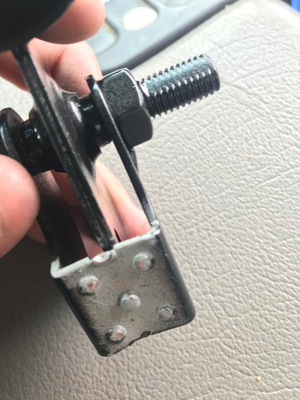 I painted it before mounting, the top of the square was all the weld that was holding it together