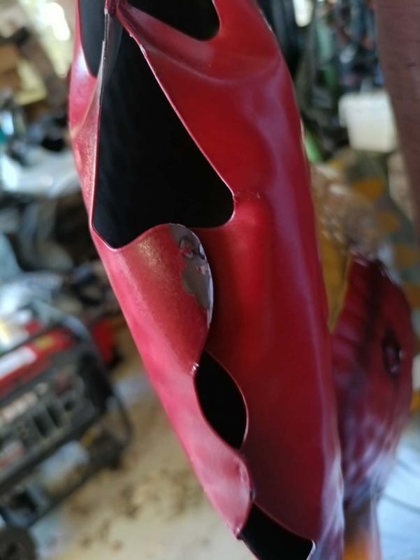 Top was crushed in shipping