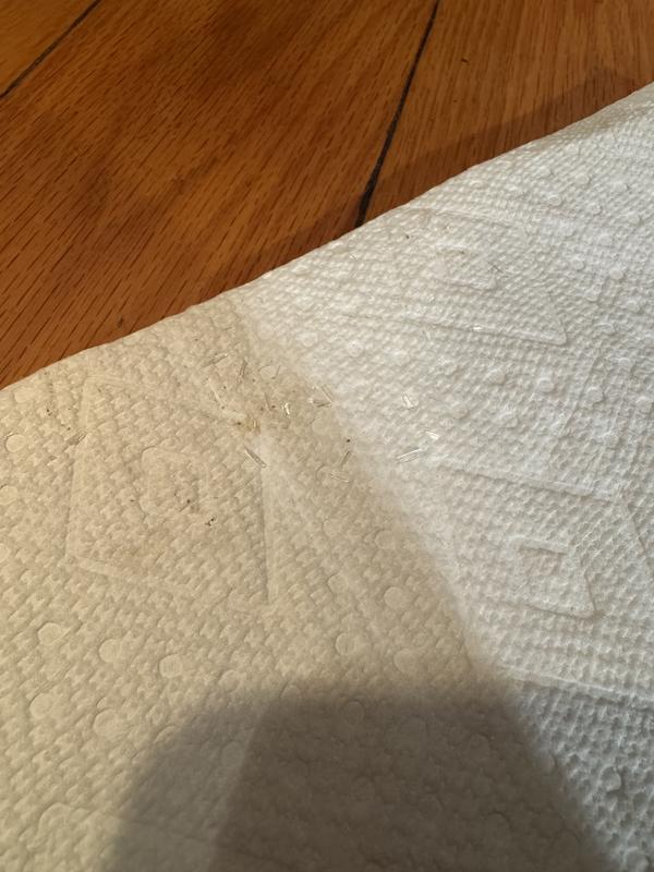 Substance at the bottom of the bottle. Not ice, doesn’t melt.