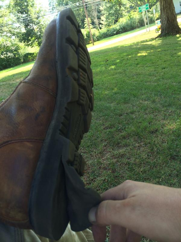 Left boot