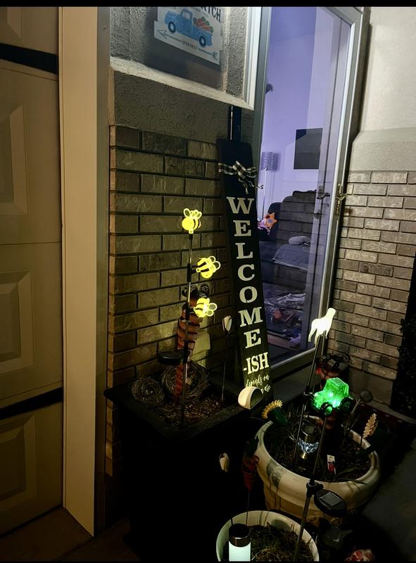 By my front door, plus one on the other side of the garage!