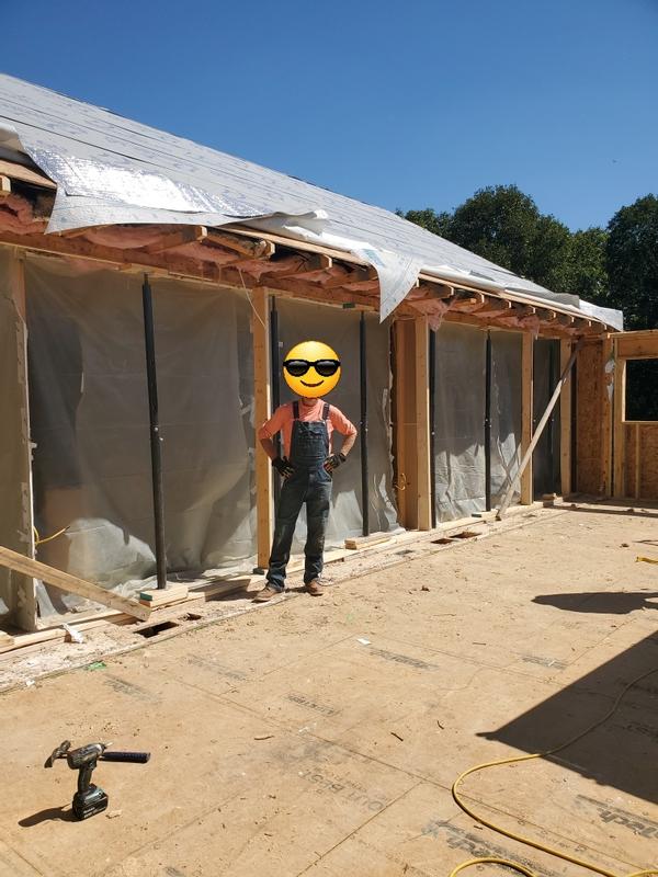 He was showing me what he built...not modeling for the overall pic but I thought it would help someone when deciding as I normally read reviews and rely on them but don't normally post myself. :-)